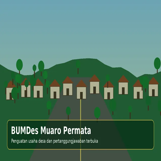 Ilustrasi Pertanian BUMDes Muaro Permata dan UMKM Desa